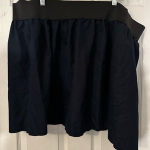 Dots #plussize skirt so cute 3x blue with black band